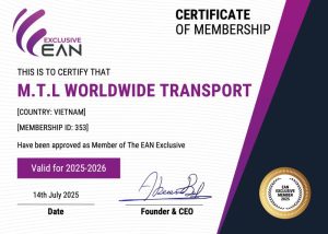Certificate of EAN Network Membership